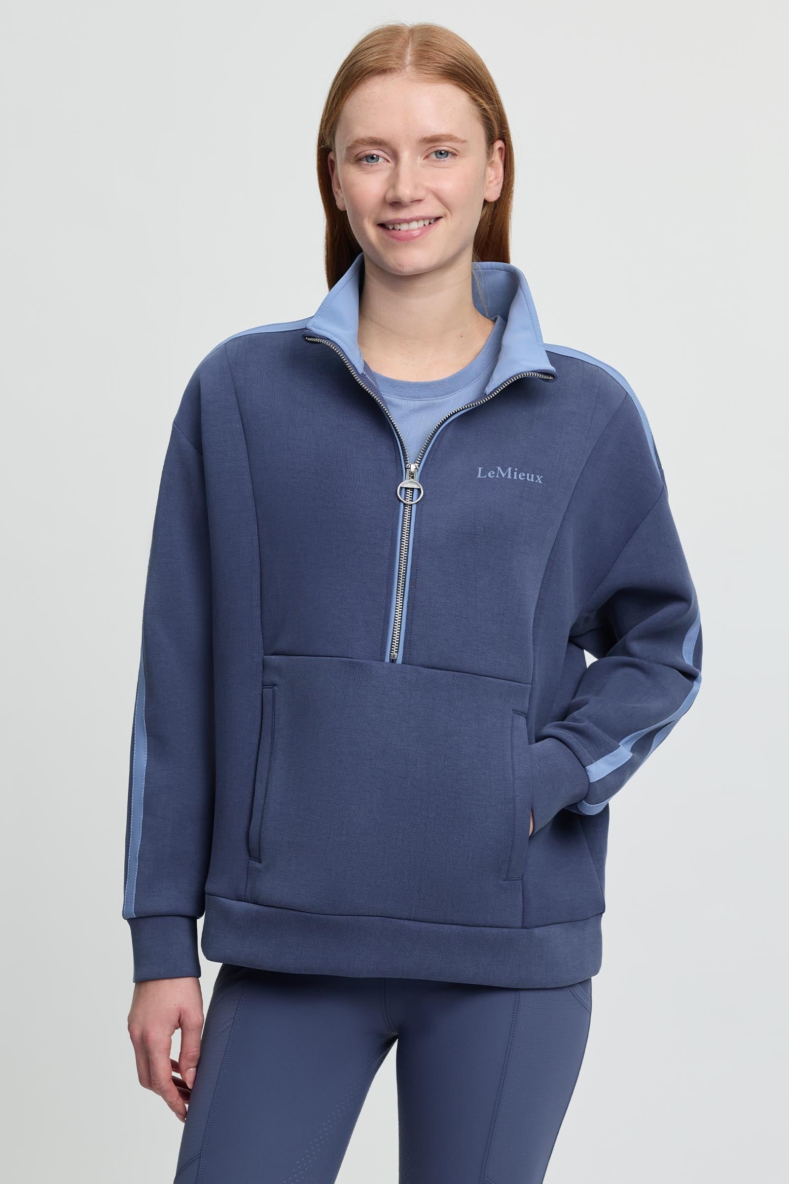 LeMieux Connie Damen Sweatshirt mit Halbzip Damen Reitbekleidung