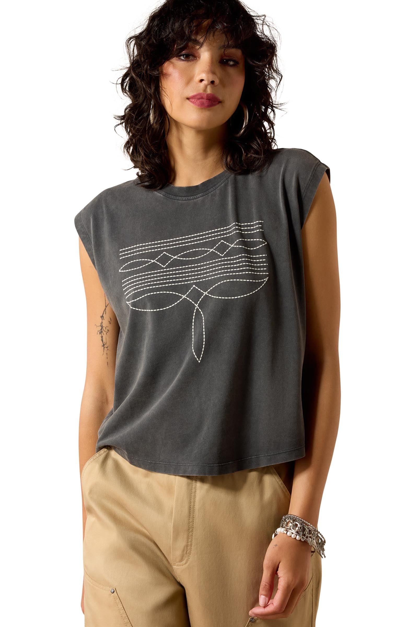 Ariat Women's Dallas Cropped T-Shirt Damen Reitbekleidung