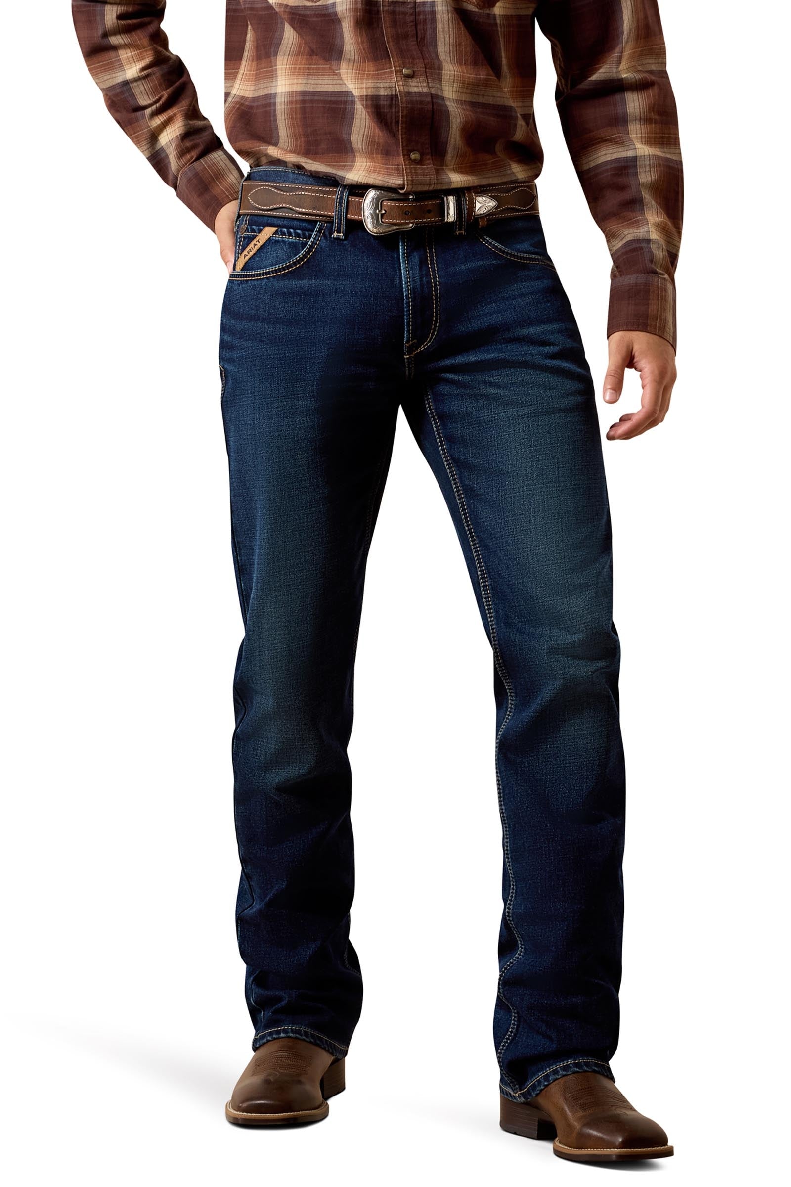 Ariat M5 Straight Acclimatize Gideon Herren Jeans mit geradem Bein Herren Reitbekleidung