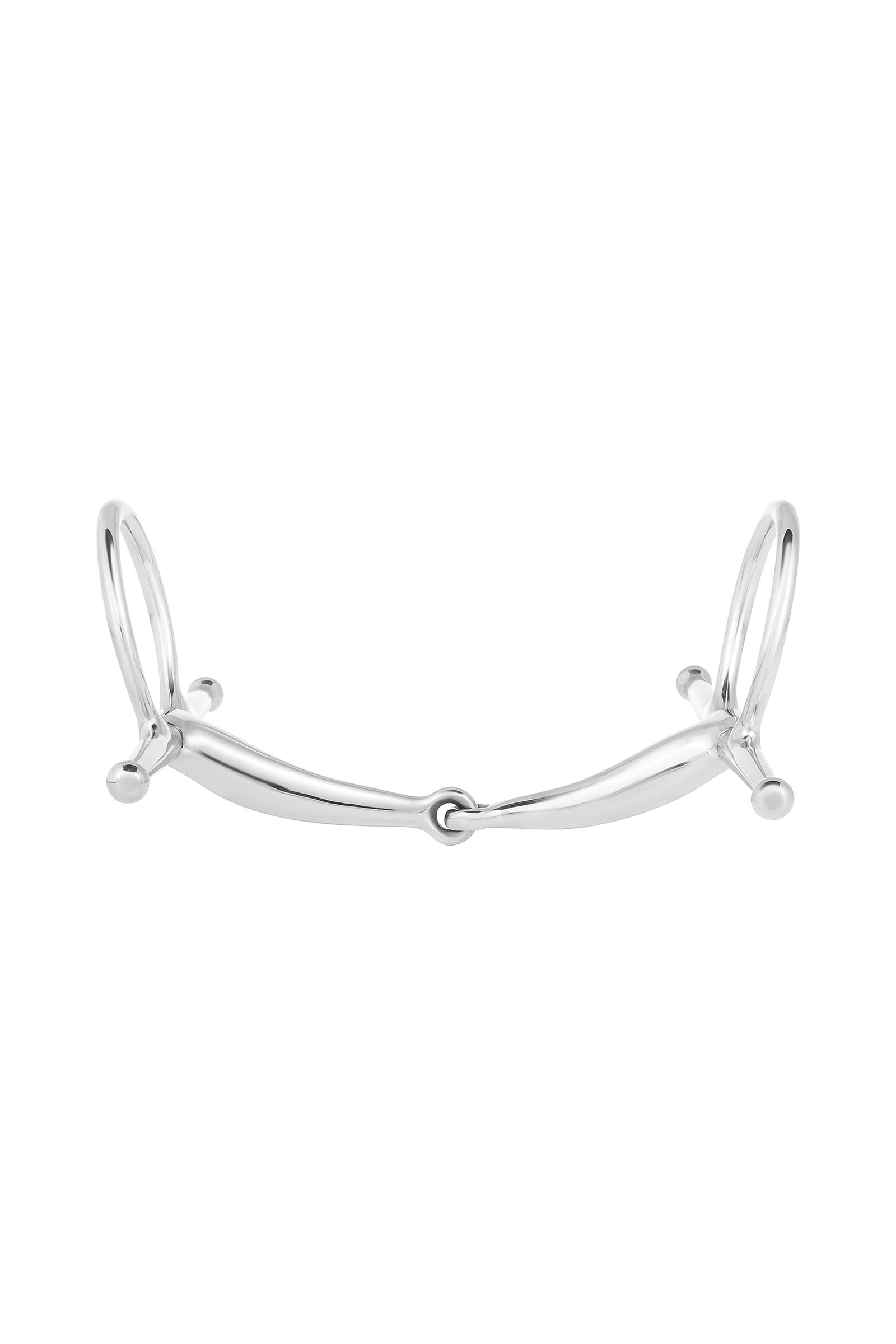 Waldhausen Full Cheek Bit, Single Jt., Stainless St., 16 mm Horse Bits