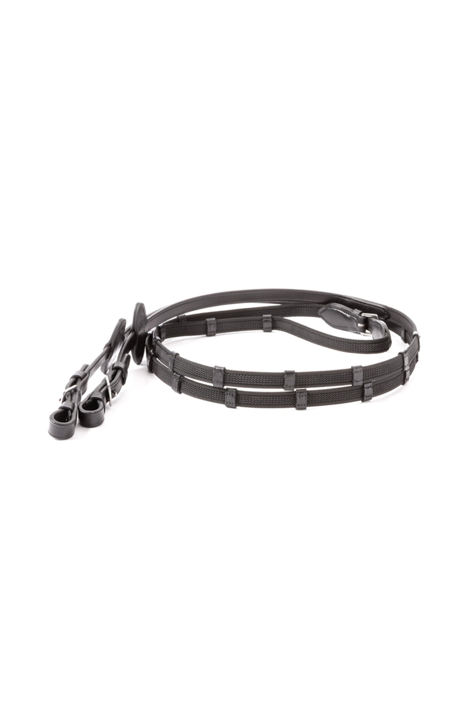 Kavalkade Double Ridge Rubberised Reins With 10 Stops, 16 mm Trensenzäume & Zügel